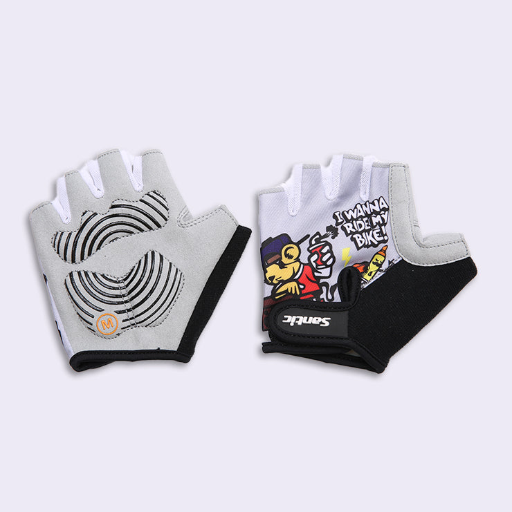Guantes deportivos para niños guantes negros de medio dedo para niños para  caminar ANGGREK Otros
